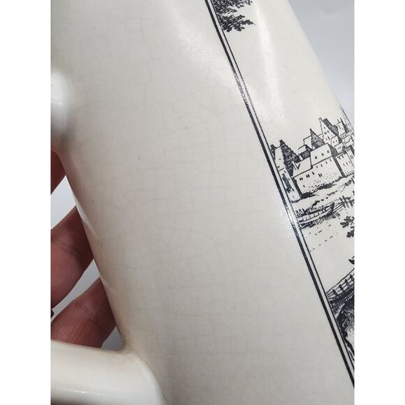 Vintage Beer Mug/Stein with Pewter Lid - "Straubinga" Signed - Picture 8 of 8